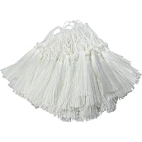 100 Segnalibri Filo Di Seta Nappe Con Nappe Da 13cm/5 Pollici E Anello - 12