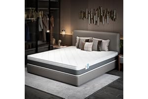 Stanew Matelas 140x200cm,Épaisseur 18CM Matelas Mousse à Mémoire de Forme pour Adulte Enfant,Réversible à Deux Faces Matelas en Mousse,7 Zones de Confort,Oeko-Tex (140x200cm)