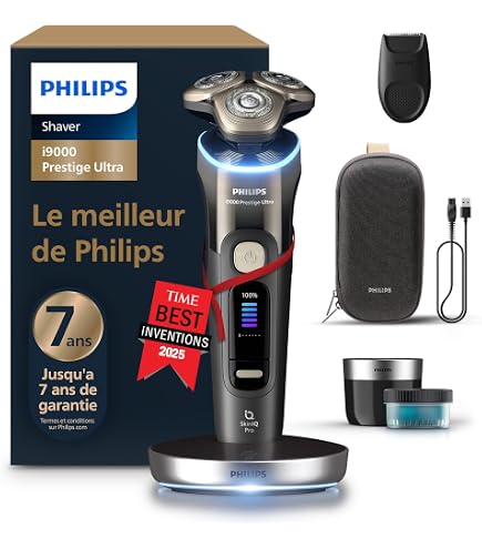 Philips S9000 Prestige Wet & Dry Electric Shaver with SkinIQ