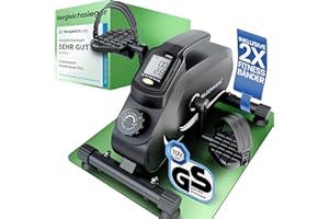 HELDENWERK Pro Trainer, sprawdzony przez TÜV/GS, zwycięzca porównania, bardzo cichy i przyjazny dla stawów, pas mocujący w zestawie, trener ramion i nóg dla seniorów