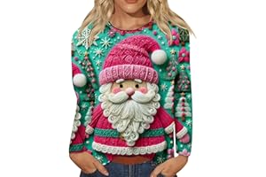 GENERIC Pull Noel Femme Sweat Noel Rigolo Femme Hiver Pull Noël Femme Drole Pull De Noel Femmes Pull Noel Moche Pull Noel Femmes Pull Noel Famille Noël Sweat Polaire Femme Hiver Sweatshirts Décontracté