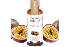 ScrapCooking - Arôme Naturel Liquide Fruit de la Passion 40ml - Arôme Alimentaire Passion pour Pâtisserie, Yaourts, Gâteaux, Cheesecakes, Biscuits, Entremets, Mousses, Glaces, Smoothies - 4399