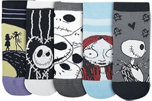 The Nightmare Before Christmas Pesadilla Antes De Navidad Jack & Sally Mujer Calcetines multicolor