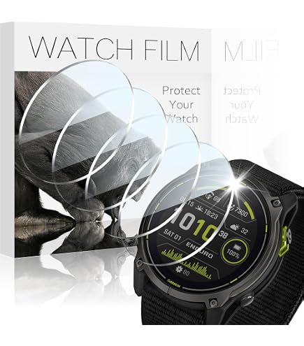 3 Stück Displayschutzfolie Für Garmin Enduro GPS Solar Smartwatch – Transparent, Kratzfest, Einfach Anzubringen