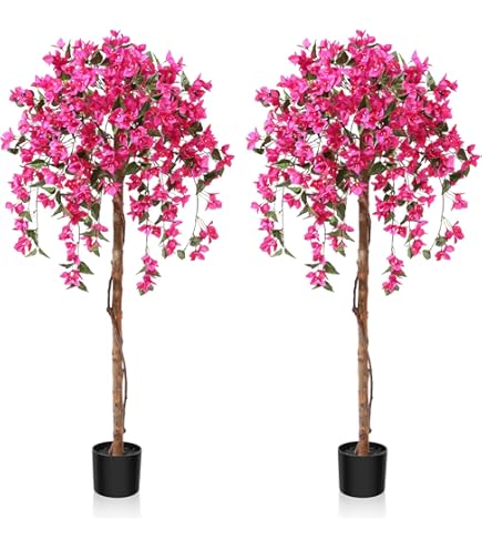 Amazon.de: Decovego knstliche Rose Rosenstock 120 cm, Kunstpflanze mit  roten Blten, Pflegeleichte Dekopflanze fr Innenrume