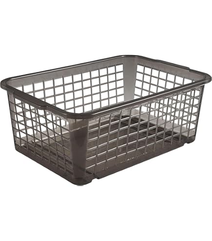 Panier Rotatif Empilable Reverso Rotho – 10 Litres Transparent | Rangement Pratique Pour Maison, Cave, Cuisine