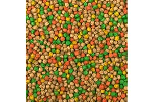 TEICHPOINT Multi-Mix Koifutter 3mm (5kg) - Der 4 Sorten Futtermix für Koi und Teichfische für ausgewogene Fisch-Ernährung mit Lachsöl, Spirulina, Astaxanthin und Wheatgerm