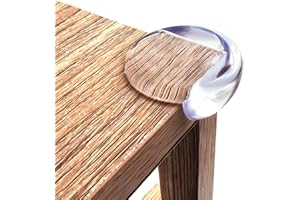 COODY Soft and Transparent Corner Guard with Strong 3M Adhesive, Furniture Sharp Corner Guard for Keep Baby Safe, Table & Furniture Corner Protector for Kids, Baby Proofing Corner Protectors (4)