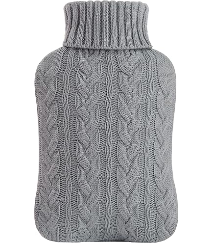 Vagabond Bags Grey Rabbit 2 Litre Hot Water Bottle And Cover, 475 G, 6304 On - View #7