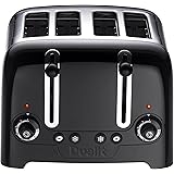 Dualit 46205 4 Slot Lite Toaster in Black Finish