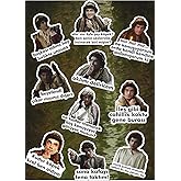 Ms Major Selection Prince TV Series Sticker Set Phone Laptop Notebook Tablet Notebook Label, 584651364651