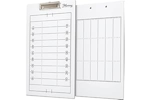 Murray Sporting Goods Dry Erase Coaches Clipboard | Double-Sided Dry Erase White Board