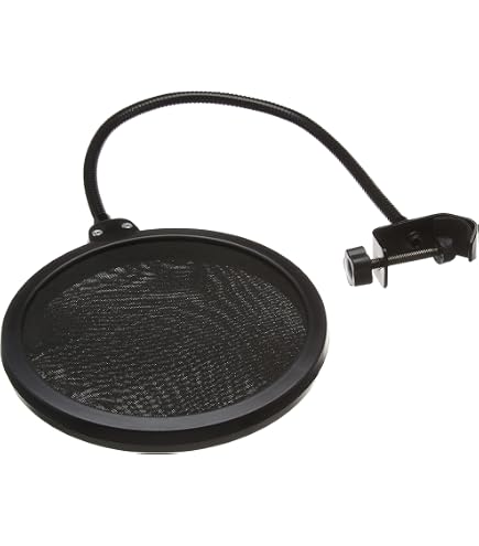 Filtre Anti-Pop Samson PS05 - Double Couche Nylon - Pour Microphone Studio - Réduction Des 'P-Pops'