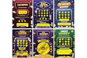 OLYMPE STORE Lot de 6 Carte a gratter Deluxe La famille s'agrandit - Bébé arrive Annonce grossesse originale - Surprise naissance (BIG WIN)