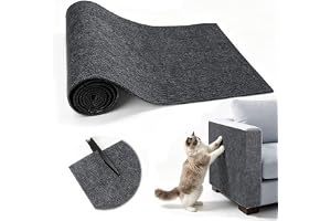 NETFLO Mörkgrå klösmatta självhäftande 100 x 30 cm klösskydd soffa