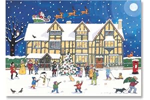 Alison Gardiner Christmas at the Old Town House Large A3 Traditional Festive Christmas Advent Calendar Made in UK