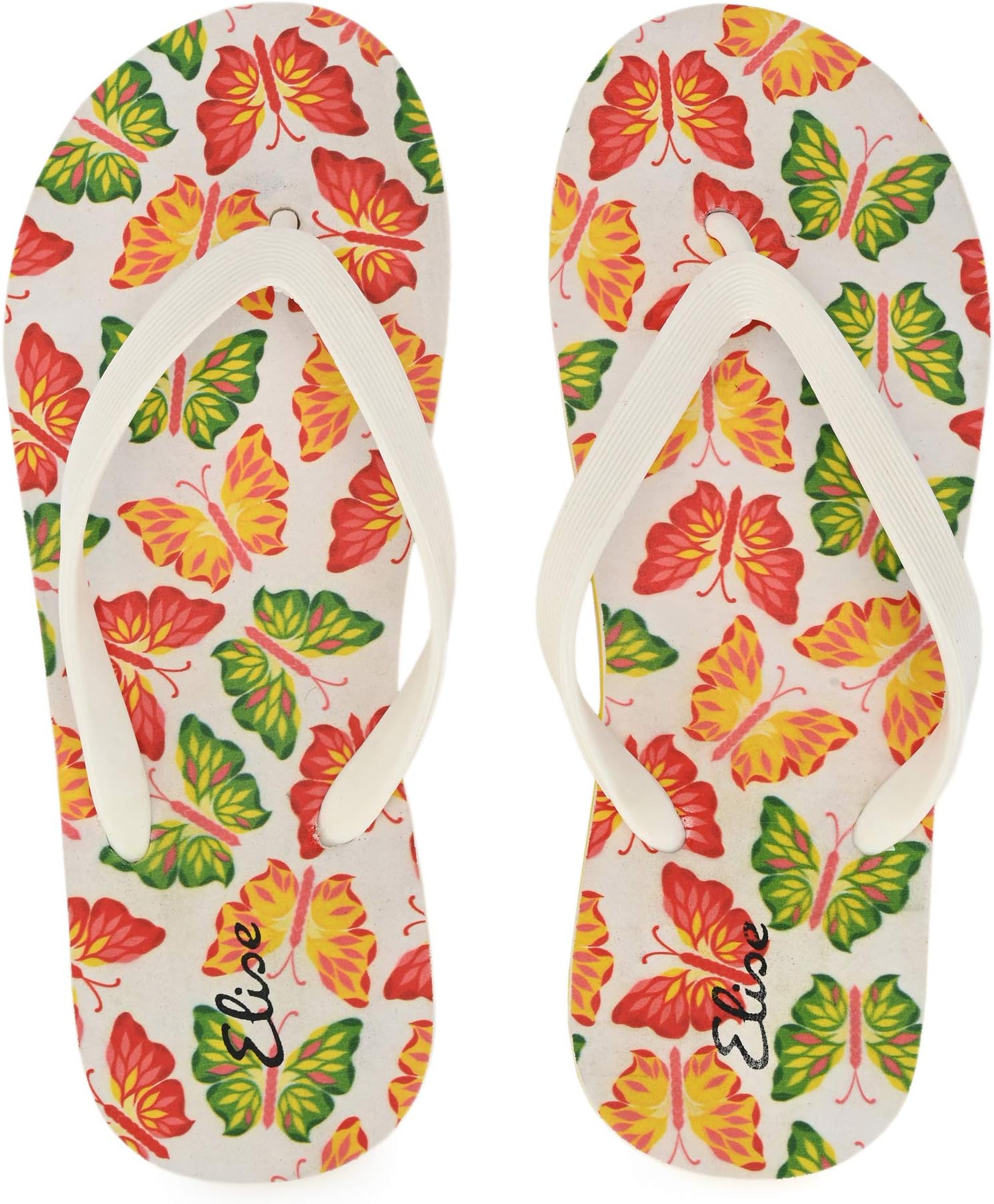 ELISEYellow Flip-Flops - 4 UK (37 EU) (5 US) (EHS20-004)