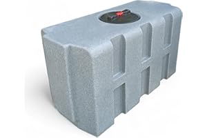 Varile Réservoir d'eau Potable Bleu 240 / 350l - Résistant au Transport - Convient à Un Usage Alimentaire - pour Bateau, Camping-Car, remorque (240 L, Granit)