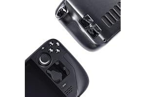 Luck&Link Touchpad Protector Steam Deck, Touch Pads und Back Buttons Schutz Haut Textur Aufkleber für steamdeck Touch Trackpads, (Schattentarnung-Schwarz, Trackpads+4 Tasten)