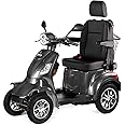 VELECO FASTER with Adjustable Captain Seat The Ultimate Mobility Scooter Fully assembled Disability Aid (GRAY)