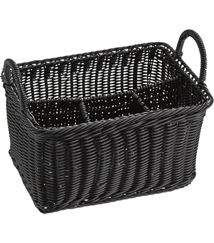 APS Table Caddy Country Style Portaposate In Legno Con Anelli Acciaio Inox - Ø 11,5 Cm, H 14 Cm, 0,7 L - Marrone - 3