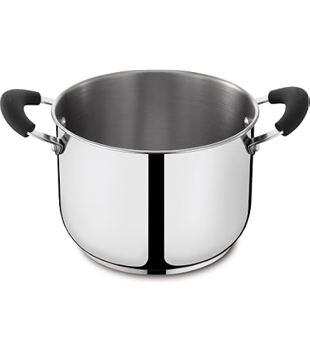 Pentola Alta In Acciaio Inox Woll Concept 24 Cm - 7,6 Litri, Con Coperchio In Vetro, Per Tutti I Fuochi Inclusa Induzione
