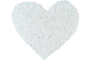 Crocon 1/2 LB de copeaux de Quartz Transparents concassés Pierre en Vrac 1100+ carats Pièces de Quartz de Forme irrégulière