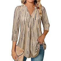 Bluse Damen Vimoli Sparkle Pailletten Oberteil Glitzer Party Tops Elegant Kreuz V-Ausschnitt Tunika Tops 3/4 Ärmel Lässig Blusen Mit Rüschenärmel(Wein,S