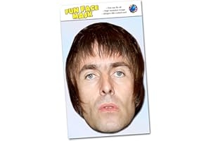 Party People Liam Gallagher - Celebrity Face Mask (Ready To Wear) with optional Standee - Liam G