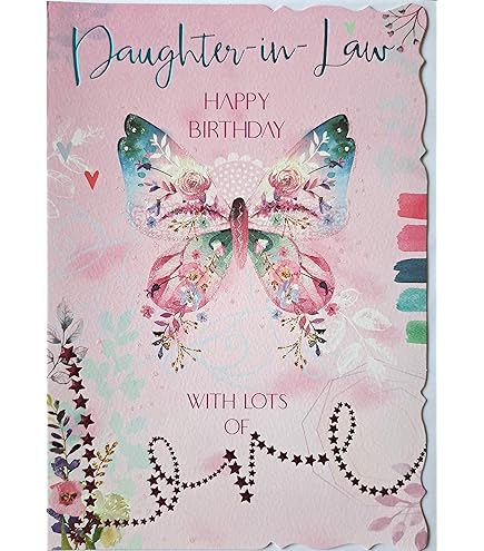 Daughter In Law Happy Birthday Card.Cherry Orchard.pretty Floral Flowers - View #10