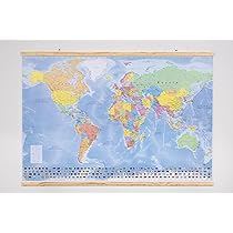 Mappa Del Mondo In Carta Laminata In Vendita Su