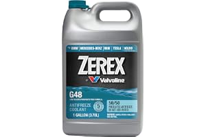 Valvoline Zerex G48 Low Silicate/Phosphate Free 50/50 Prediluted Ready-to-Use Antifreeze/Coolant, 1 GA
