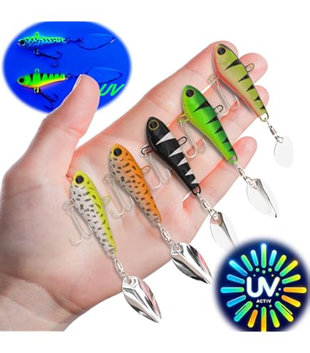 Lot De 5 Leurres De Pêche Plombs Métal Jigging - 10g à 60g, Chute Lente