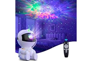 LYSUMURL Astronaut Galaxy Projector - 360° Adjustable Star Night Light with Remote Control for Kids, Adult Home Party Ceiling Decoration
