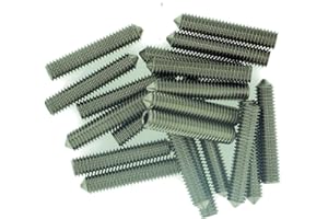 SINGULARITY SUPPLIES M3 (3mm x 6mm) Hex Socket Grub Screw (Cone Point) - Stainless Steel (A2) (Pack of 20)