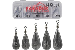 ‎PARADOX FISHING Paradox Fishing Birnenblei Sets 25g-100g I Blei Angeln Grundblei Angeln Set Blei Angel Blei Gewichte Angeln Blei Angelzubehör Blei Birnenblei Angeln Angel Bleie Set
