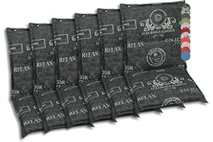 GO-DE Textil Bequeme und attraktive Polsterauflagen für Niederlehner-Gartenstühle (6er-Set, Design: Stempel Anthrazit)