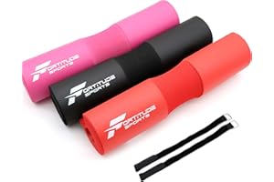 Fortitude Sports Barbell Pad For Squats, Hip Thrusts, Lunges | Hip Thrust Pad Protective Barbell Sleeve For Olympic Weight Lifting Bars | Thick Gym Bar Foam Cover Padding Cushion
