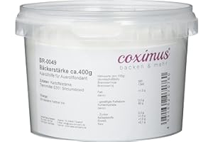 BÄCKERSTÄRKE AUSROLLHILFE FÜR AUSROLLFONDANT Cake Company Bäckerstärke ca. 400g 1er Pack (1 x 400 g)