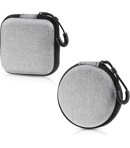 Kopfhörertasche Mit Reißverschluss – Schwarz, 9,5x8x4 Cm, Für KZ ZS10 Pro, ZSN, ED9 & Kabel