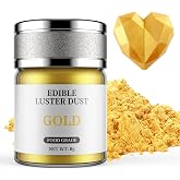 Purpurina Comestible Oro 8g, Waysroma Purpurina Comestible Reposteria Purpurina Comestible Bebidas Sprinkles Reposteria Comes