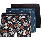 JACK &amp; JONES Jacmurphy Skull Trunks 3 Pack Jacmurphy Skull Trunks 3'l&uuml; paket Erkekler