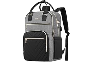 YIORMIOR Zaino Donna, Zaino Portatile Borsa da Viaggio da Campeggio Zaino da Lavoro per Laptop da 15.6 pollici per Donna, Grande Zaino Casual Con Scomparto per Computer