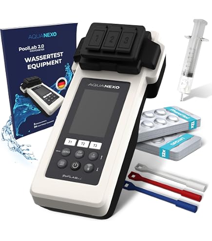 Water-ID Mallette De Rangement Premium PoolLab 2.0 - Valise Transport Robuste Pour Photomètre