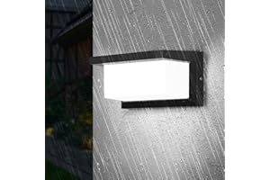 CHENBEN Aplique Pared Exterior,6500K 18W Luz Exterior,IP65 Impermeable Lampara Exterior,Aluminio luz led exterior para decoracion jardin,terraza,porche,patio, garaje