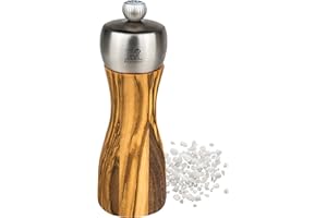 Peugeot Fidji Moulins à Sel, Bois, Olivier/Inox, 15 cm (33811)