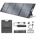 Ecosonique 100W/120W Solar Panel with Detachable Power Hub, 22V MC-4/12V DC/USB-A & USB-C Solar Charger with Kickstand, ETFE & Handle Portable Solar Panels for Camping