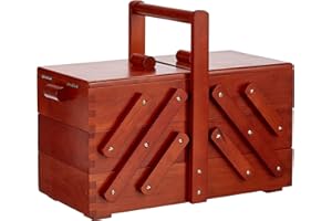 Prym Sewing Basket, Wood, Brown, M