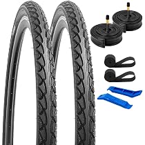 Chambres à Air Vélo 700C X 35/43C | Lot De 2 | Valve Schrader AV48mm | Compatible Route/Ville | YunSCM