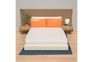 miasuite i sogni italiani Materasso 135x190 cm altezza 14 cm, in WaterFoam, tessuto AloeVera, indeformabile, anallergico ed antiacaro, rigidità media. Modello: Plus H14